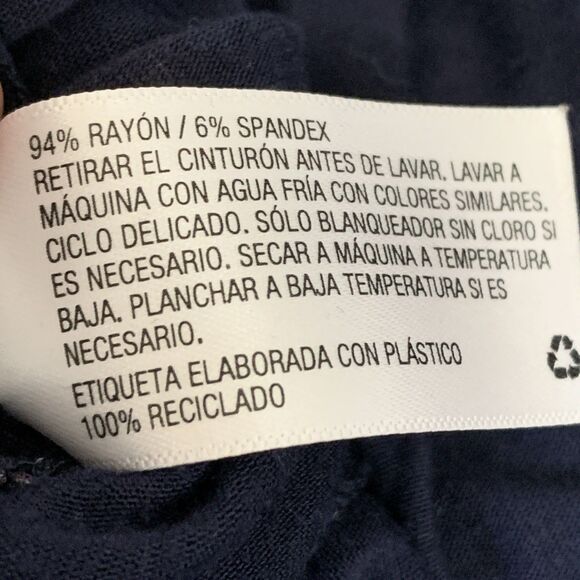 Isabel Maternity Maxi Dress Women's Flutter Short Sleeve Navy Blue Floral Large - Picture 14 of 15